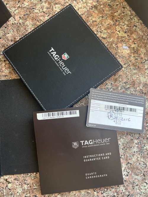 TAG HEUER CEREMIC FORMULA 1 - GENTS - CHRONOGRAPHS - BOX & PAPERS
