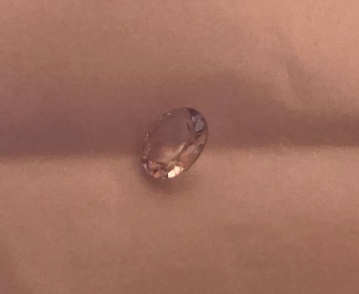CERTIFIED 1.596 cts NATURAL PURPLE AMETHYST - OVAL CUT -light pinkish VVS stone - CERTIFIED (EGL)