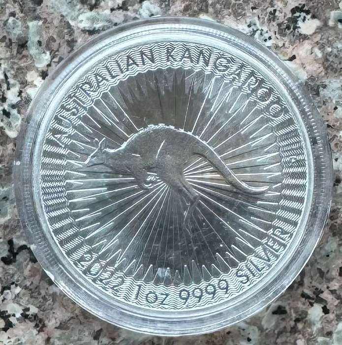 1oz SILVER AUSTRALIAN KANGAROO - 1 DOLLAR 1oz FINE SILVER COIN 999.9 - MIX DATES 5 AVAILABLE