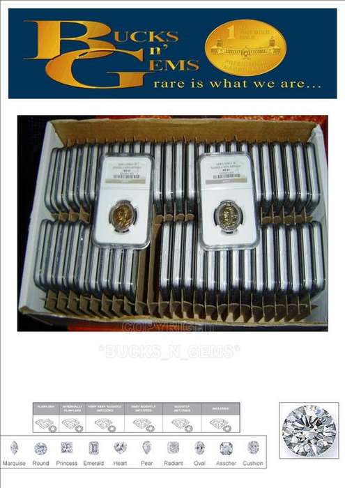 **BOX OF 50**MS66*CONSECUTIVE-2008-MANDELA R5 BIRTHDAY COIN MS66 -SEQUENTIAL BARCODES-NGC THE FAMOUS