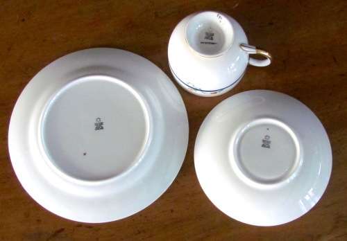 PARAGON English Fine Bone China TEA Trio Registered No. 717595 UNUSUAL & Exquisite!!!!