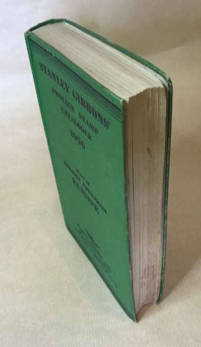 STANLEY GIBBONS POSTAGE STAMP CATALOGUE 1950 PART II FOREIGN COUNTRIES EUROPE LONDON.