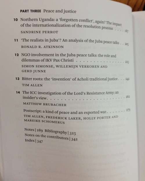 THE LORD`S RESISTANCE ARMY MYTH and REALITY TIM ALLEN + KOEN VLESSENROOT UGANDA CONFLICT 2010. BOOK