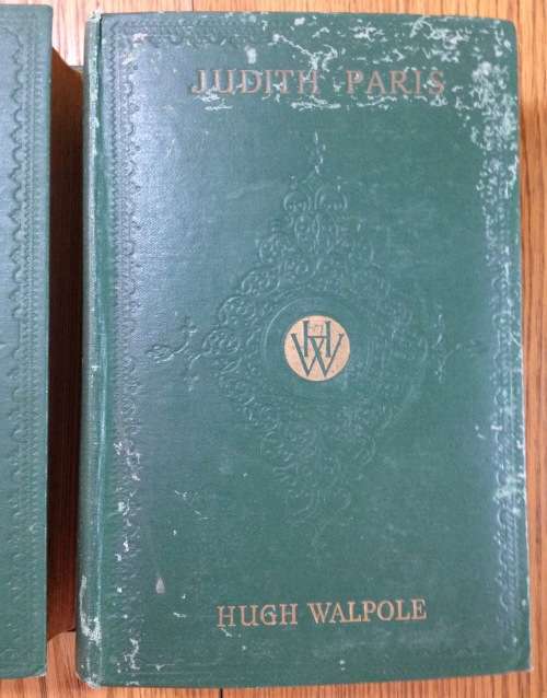 HUGH WALPOLE THE FORTRESS ROGUE HERRIES JUDITH PARIS 1933 MACMILLAN LONDON THE HERRIES CHRONICLES..