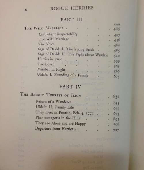 HUGH WALPOLE THE FORTRESS ROGUE HERRIES JUDITH PARIS 1933 MACMILLAN LONDON THE HERRIES CHRONICLES..