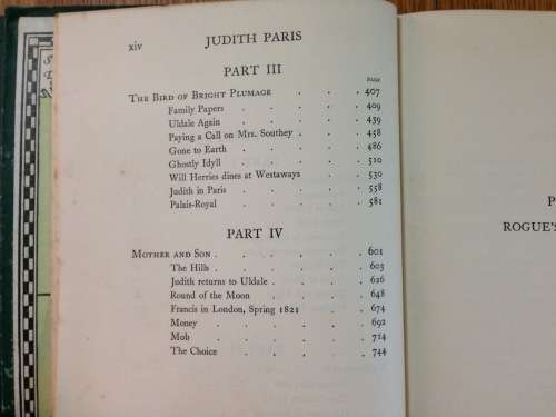 HUGH WALPOLE THE FORTRESS ROGUE HERRIES JUDITH PARIS 1933 MACMILLAN LONDON THE HERRIES CHRONICLES..