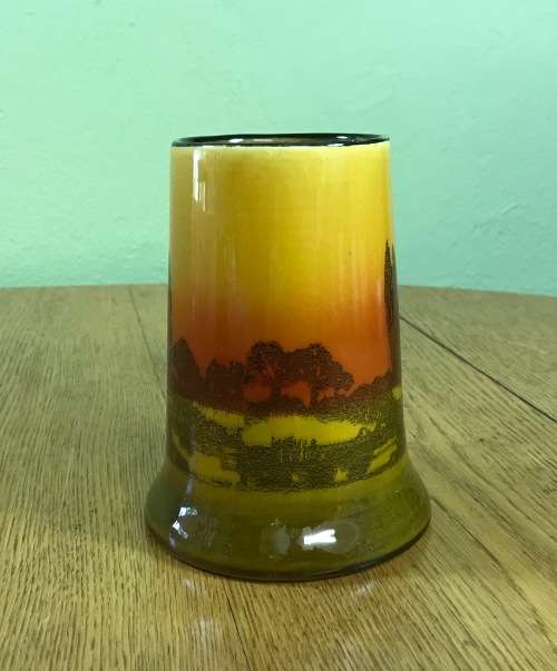 ROYAL DOULTON TANKARD MUG POPLARS at SUNSET D3416 1910-40 STUNNING EXCELLENT CONDITION!!!!
