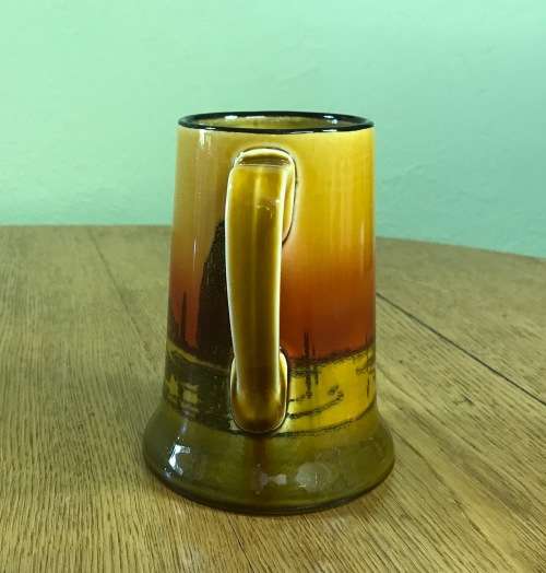 ROYAL DOULTON TANKARD MUG POPLARS at SUNSET D3416 1910-40 STUNNING EXCELLENT CONDITION!!!!