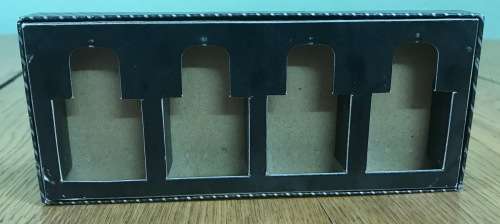 SALT and/or PEPPER CELLARS x 4 GLASS and METAL BOXED BRAND NEW GREENSON PRODUCT NICE GIFT SET!!!!!