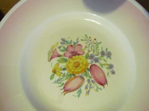 SUSIE COOPER SWANSEA SPRAY FLORAL DINNER SERVICE 10 PLACE set 47 PIECES CROWN WORKS BURSLEM ENGLAND