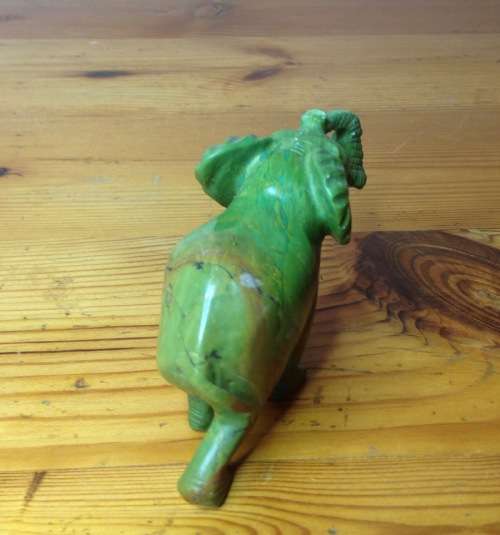 ELEPHANT=VERDITE=CARVED=GREEN=BROWN=UNBELIEVABLE COLOURS!!=GREAT CONDITION.
