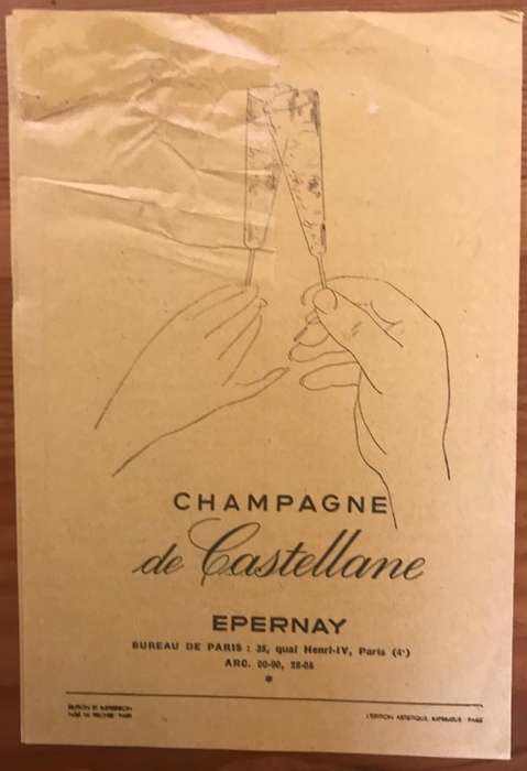 THEATRE PROGRAM FRANCE 24 SPECTACLES DE PARIS 1954 MUSIC HALLS CHANSONNIERS CIRQUES CHAMPAGNE.