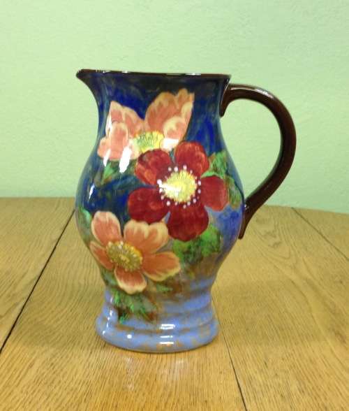 ROYAL DOULTON LYGON FLOWER PITCHER JUG D 6227 WILD ROSE ENGLAND STUNNING!!!!!