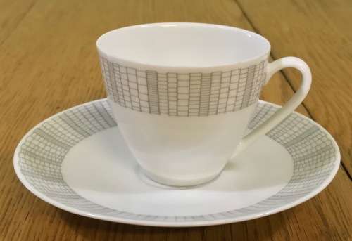 ARZBERG COFFEE SET 17piece DEMITASSE EXPRESSO 212 GOLDENE MEDAILLE XI. TRIENNALE MAILAND 1957 9988.
