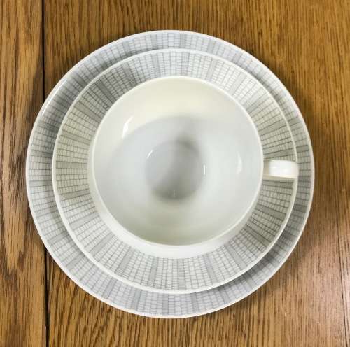 ARZBERG TEA SERVICE 24 piece 212 GOLDENE MEDAILLE XI. TRIENNALE MAILAND 1957 9988 UNUSUAL + STUNNING