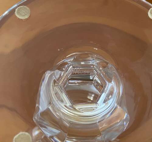 MOSER LEAD-FREE CRYSTAL DECANTER OPHELIA PATTERN Czech Republic HAND BLOWN and CUT!!