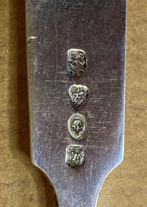 SUGAR TONGS (NIPS) STERLING SILVER HALLMARKED UNKNOWN MARK EUROPEAN?
