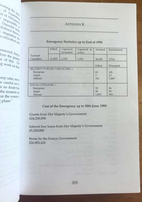 KENYA COWBOY PETER HEWITT 2001 COVOS DAY A POLICE OFFICERS ACCOUNT of the MAU MAU EMERGENCY RISING.