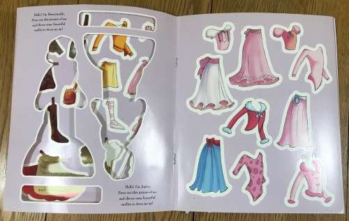 Dress-Up Dolls Beautiful Ballerinas Amber Honeysuckle Cut-Outs Igloo 2010