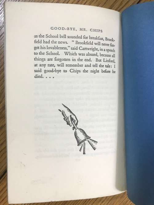GOOD-BYE MR. CHIPS JAMES HILTON PAPERBACK 1951 HODDER and STOUGHTON ENGLAND