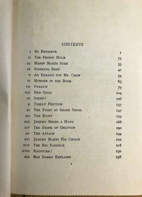 JEREMY DOWN UNDER CAPTAIN K. MACLURE 1955 HARDCOVER THOMAS NELSON and SONS KANGAROOS