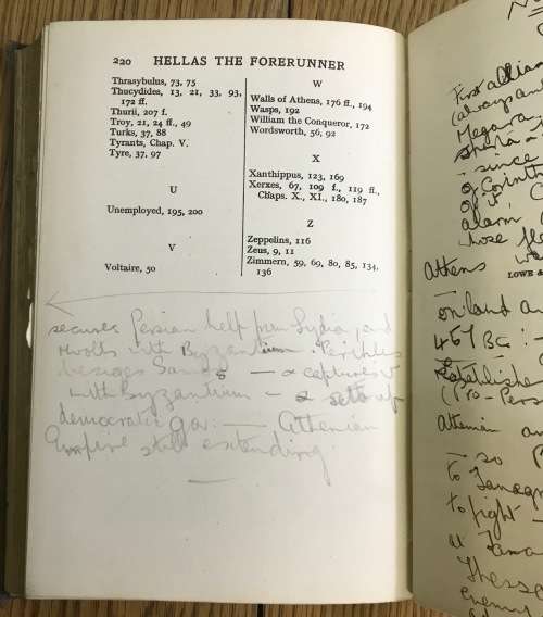 HELLAS THE FORERUNNER H.W. HOUSEHOLD VOLUME 1 ATHENS IN HER GLORY 1927 REPRINT DENT and SONS