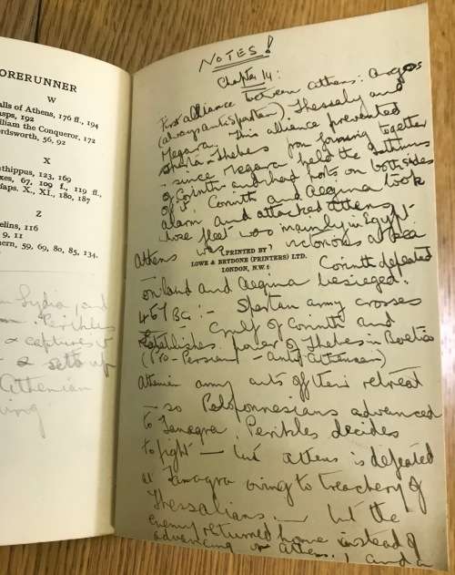HELLAS THE FORERUNNER H.W. HOUSEHOLD VOLUME 1 ATHENS IN HER GLORY 1927 REPRINT DENT and SONS