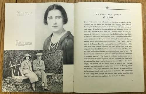 Their Majesties THE KING and QUEEN The Stories of Their Lives CORONATION SOUVENIR MAY 12th 1937.