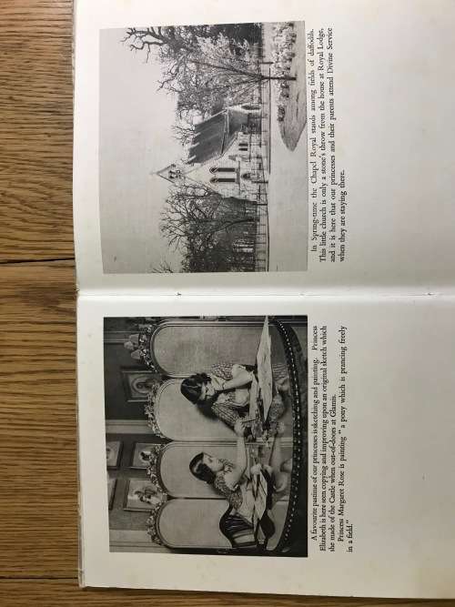 OUR PRINCESSES AT HOME Author LISA SHERIDAN PRINCESSES MARGARET ROSE and ELIZABETH 1940 1st Edition