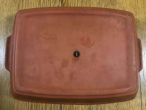 Baking Oven Dish with White Enamel BELLA COTTA THE COUNTRY CRAFT POTTERY THE ORIGINAL TERRACOTTA