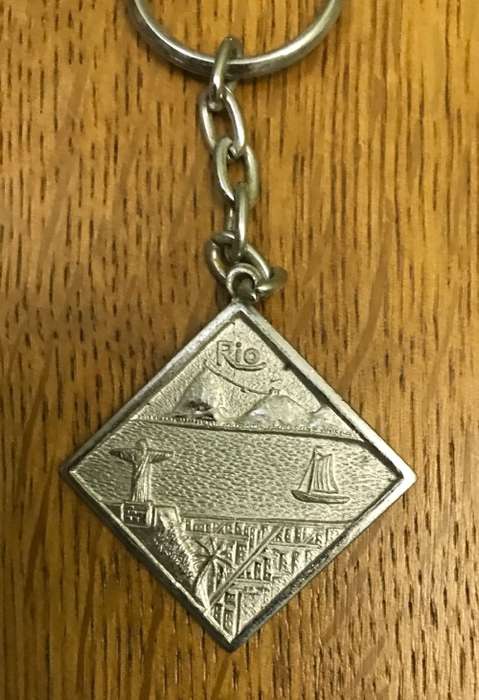 KEYRINGS x 2 - UAE + CAMEL centre ring - RIO BRASIL - KEY RINGS - YACHT - Christ the Redeemer STATUE
