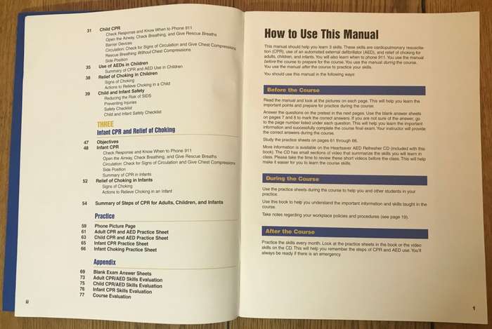 Heartsaver AED Automated External Defibrillator AMERICAN HEART ASSOCIATION MANUAL 2003