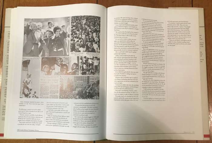 A Newspaper History of SOUTH AFRICA new edition - JOHN CAMERON-DOW - 2007 1st Ed. CHARLIZE THERON!!