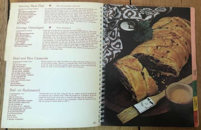 TASTIC COOK BOOK - KOOKBOEK - Published by WAINSTEIN & CO. - TRANSVAAL - CARD COVER.