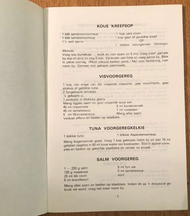 KIES EN KEUR RESEPTE - CARD COVER - 82 pages.