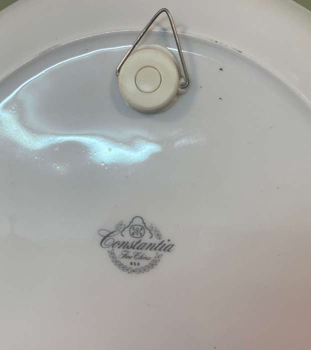 PILGRIMS REST PORCELAN PLATE - CONSTANTIA Fine China - RSA - SABS - SOUVENIR - GOLD PANNING - TVL.