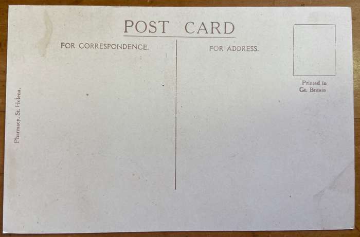 POSTCARDS POST CARDS x 3 - St. HELENA SEPIA "PHARMACY" "JACOBS LADDER" JAMESTOWN DIANA'S PEAK scarce