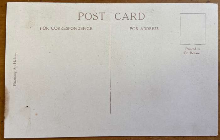 POSTCARDS POST CARDS x 3 - St. HELENA SEPIA "PHARMACY" "JACOBS LADDER" JAMESTOWN DIANA'S PEAK scarce