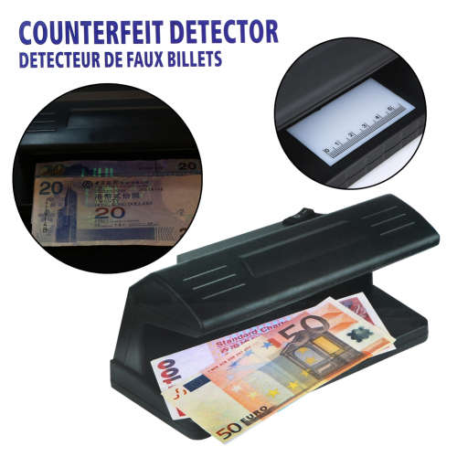 UV Blue Light Practical Counterfeit Bill Fake Money Detector Checker
