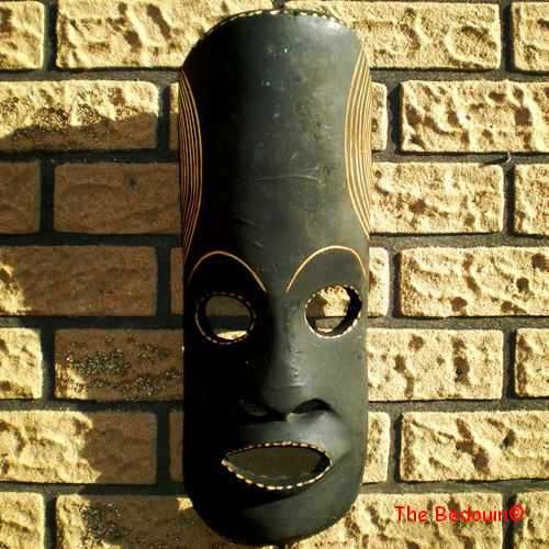 AFRICAN ART MASK. CONGO (DRC) (SONGYE TRIBE). Vintage (c 1960s).