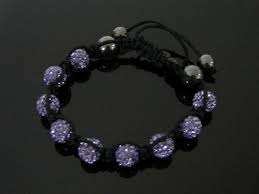 Shamballa bracelet Voilet