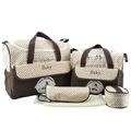 Multifunction 5 Piece Baby Nappy And Mommy Bag Set