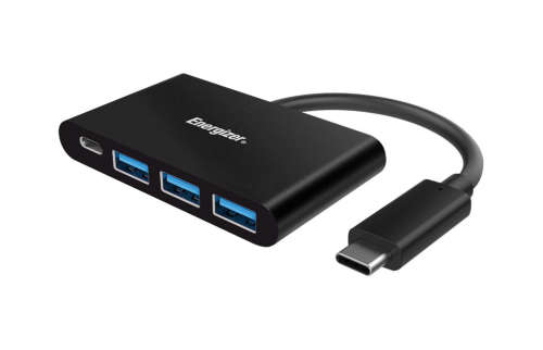 Energizer Usb-C to Enzr Usb-a 3.0 Enzr Usb-C Hub Black