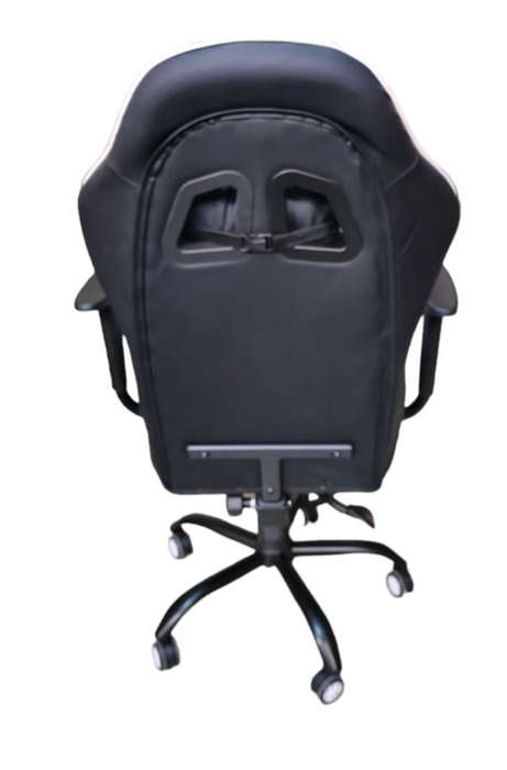 REX M Big Size High Back Reclinable Gaming Chair with Footrest and Arm Rest - White - NEW SEALED