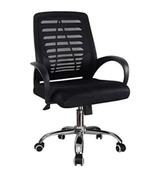 Ergonomic Back Mesh Office Chair with Adjustable height Steel Base Extra Thick Cushion - NEW