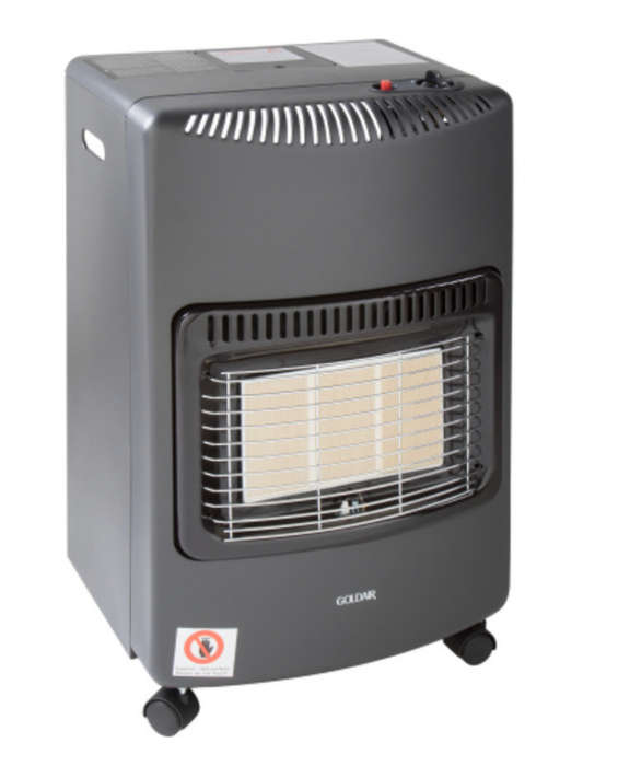 Goldair 3 Panel Gas Heater Black 100% Tested and Working