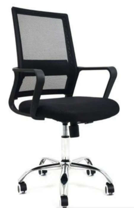 Ergonomic Office Chair with Steel Base and Thick Foam Seat Padding - Display Unit Read Description