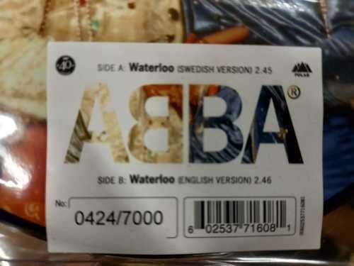 ABBA - Waterloo 7` Picture Disc (40th anniversary ltd and numbered)