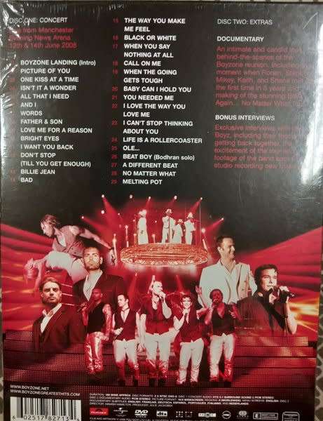 Boyzone - Back Again...No Matter What 2DVD
