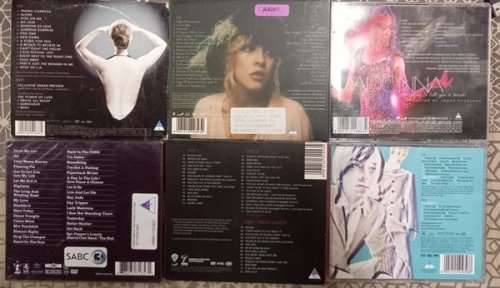 Music CD/DVD Bundle (Madonna, Celine Dion, Stevie Nicks, Rod Stewart, Savage Garden, Paul McCartney)